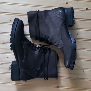 Splendid Combat Lace Up Ankle Boots